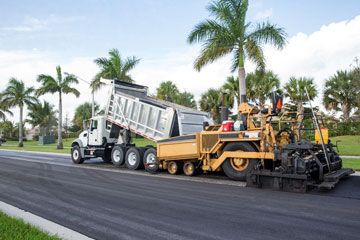 Laying Asphalt Pavement